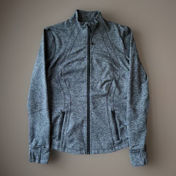 Lululemon Define Jacket 10 Gray Full Zip Workout Athleisure Yoga Running - Picture 1 of 10